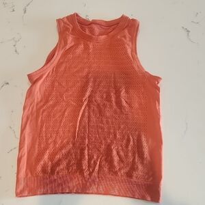 Lululemon Coral Sleeveless Workout Top